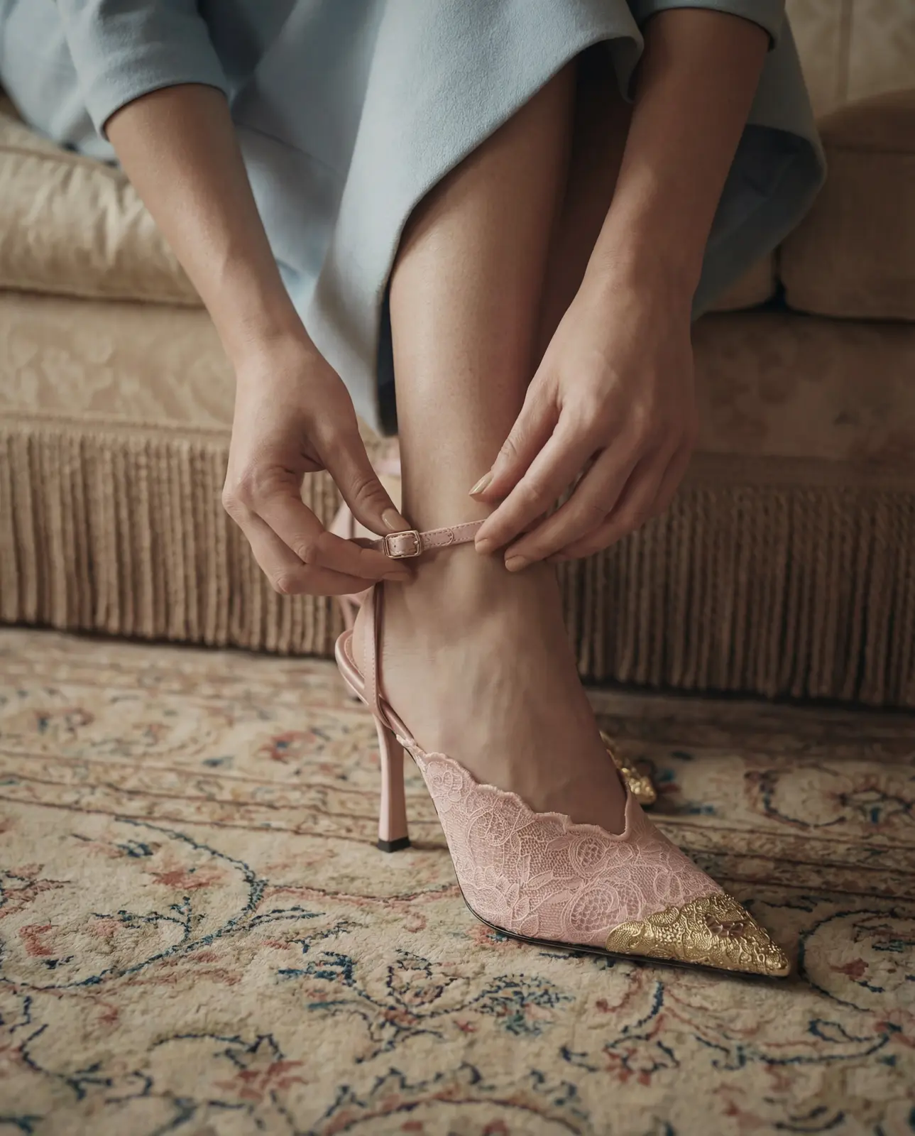 Деталь туфель из серии Jimmy Choo Faiz
